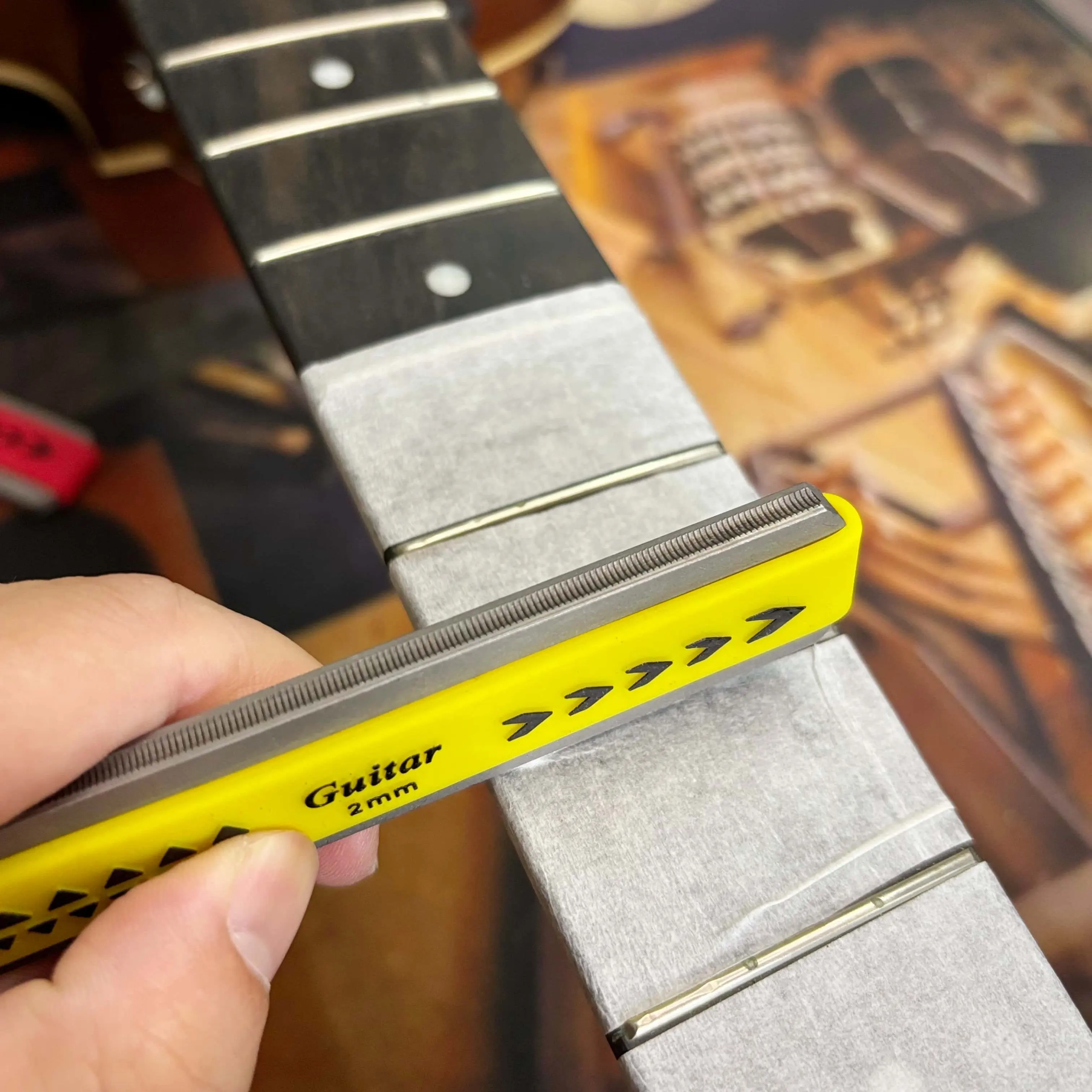 Musical Instrument In English - ตะไบแต่งขอบสายกีตาร์ อูคูเลเล่ เครื่องดนตรี ตะไบแต่งเฟรต ตะไบสองด้าน ตะไบโค้ง