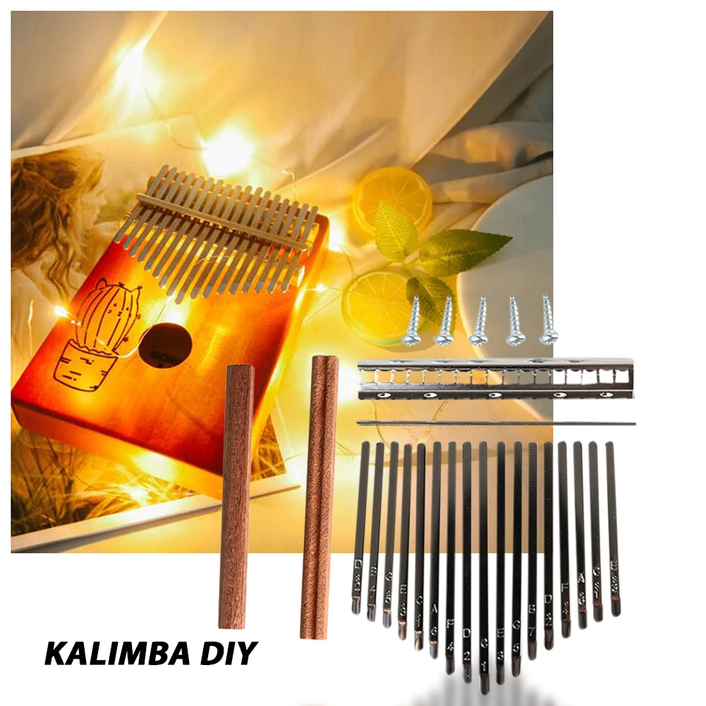Musical Instrument Set - DIY 17 Tone Kalimba คีย์ Tines