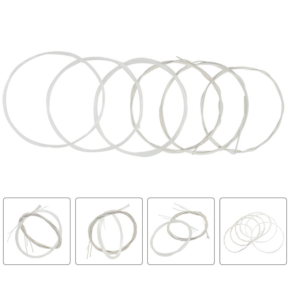 ชุดสายกีตาร์ไนลอน 6 ชิ้น สำหรั - Classical Guitar Nylon บทวิจารณ์และราคา