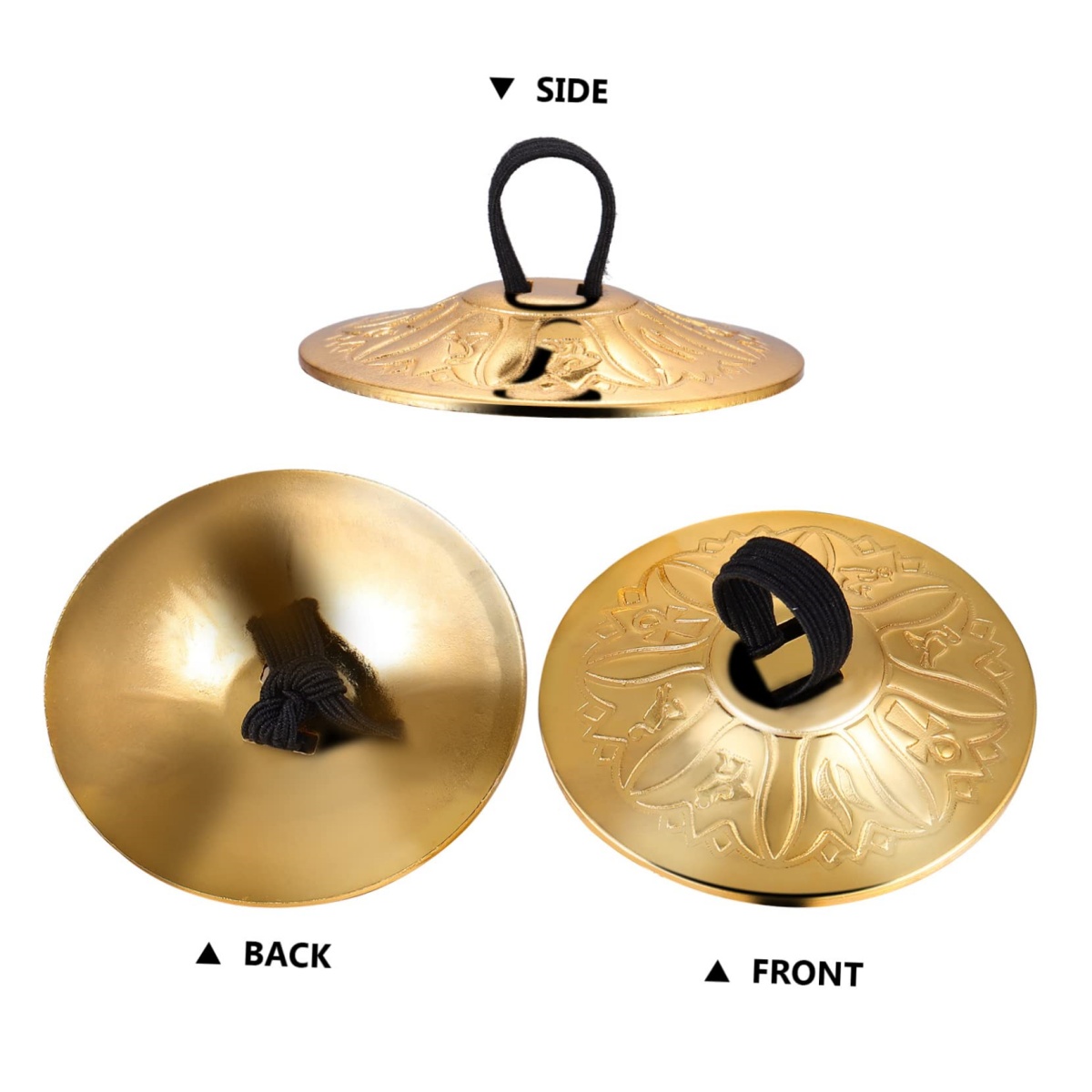 Miwayer 4PCS Mini ทองแดง Finge - Musical Instrument With Hand บทวิจารณ์และราคา