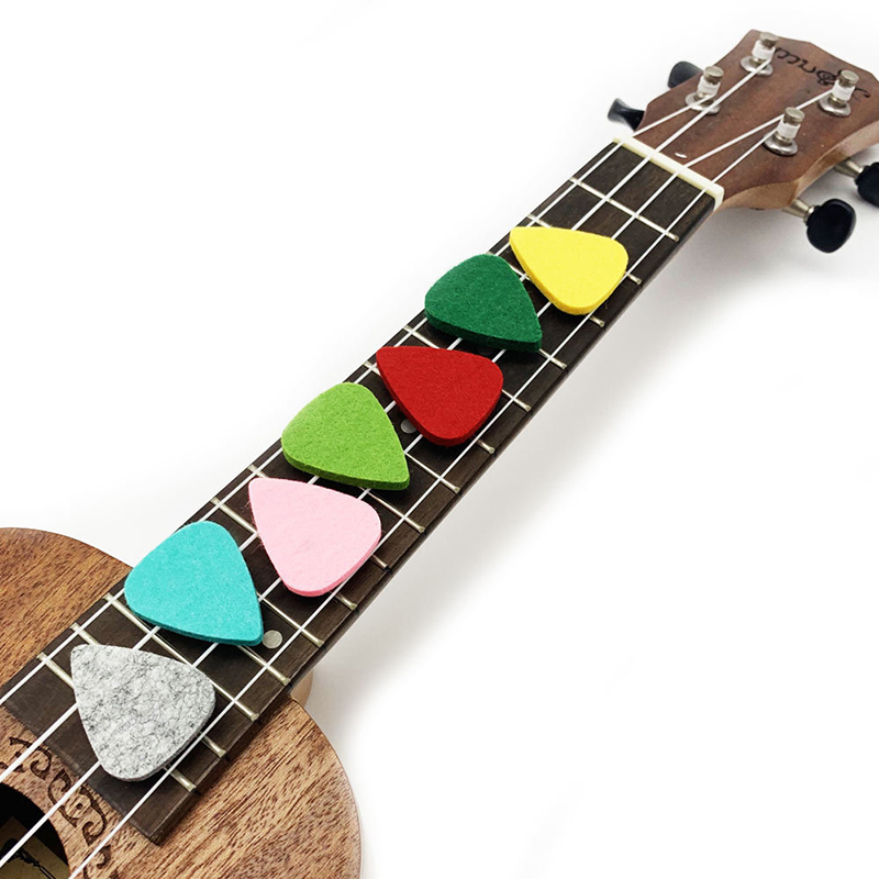 5/10/20PCS ปิ๊กกีตาร์แบบผ้าสัก - Musical Instrument In English บทวิจารณ์และราคา