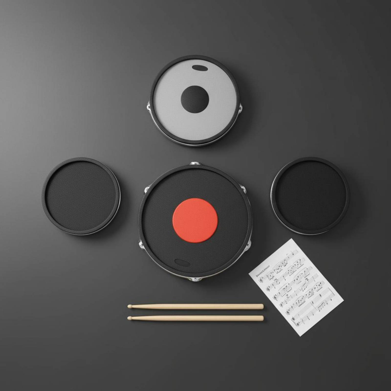 แผ่นยางปิดกลองและฉาบ ลดเสียงรบ - Musical Instrument Set บทวิจารณ์และราคา