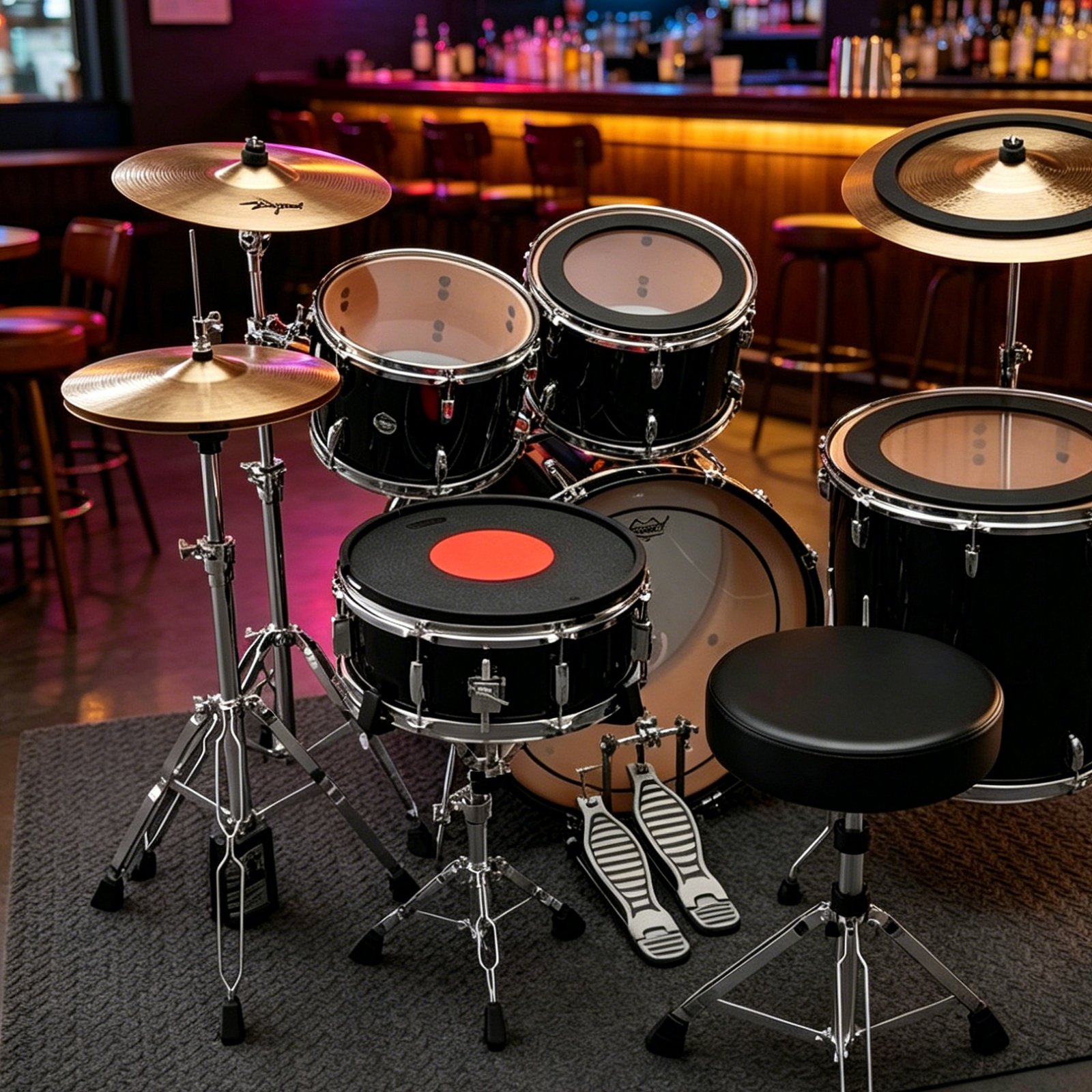 แผ่นยางปิดกลองและฉาบ ลดเสียงรบ - Musical Instrument Set บทวิจารณ์และราคา