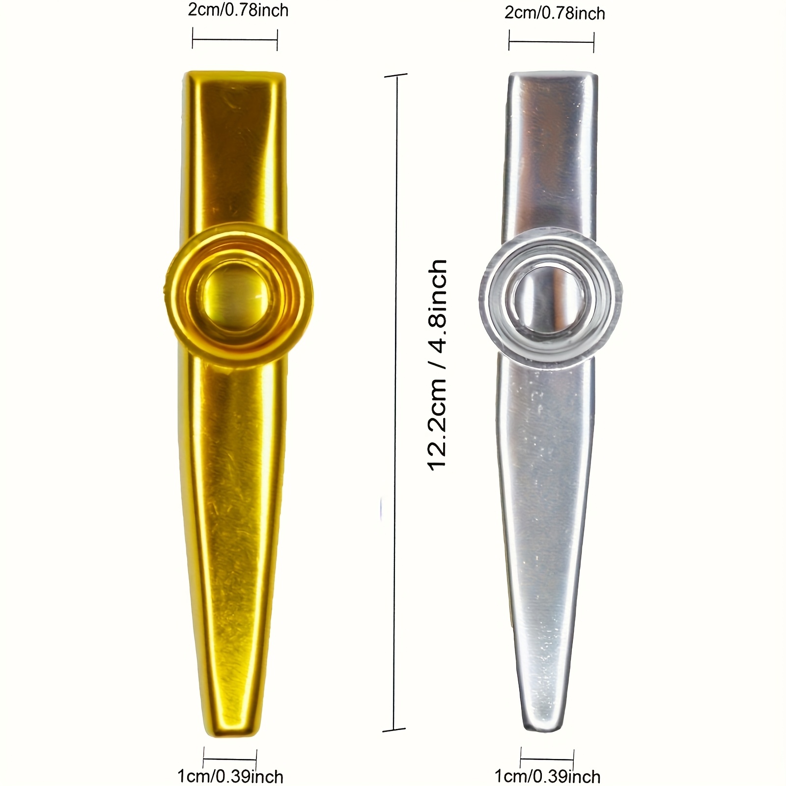 คาซูโลหะ 7 ชิ้น ดีไซน์เรียบง่า - Musical Instrument In English บทวิจารณ์และราคา