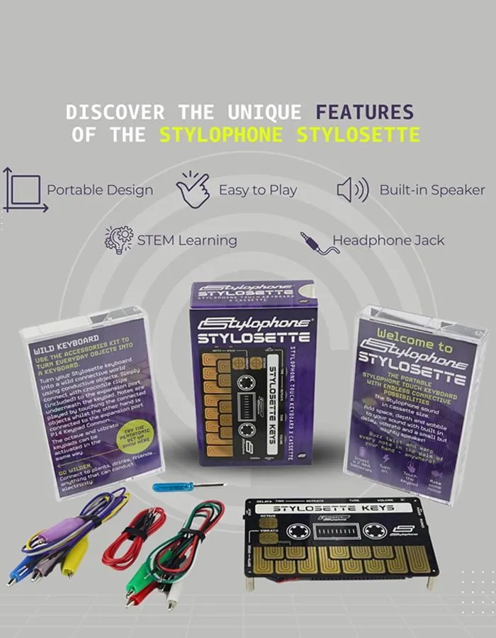 Stylophone Stylosette Tape Syn - Musical Instrument Synthesizer บทวิจารณ์และราคา