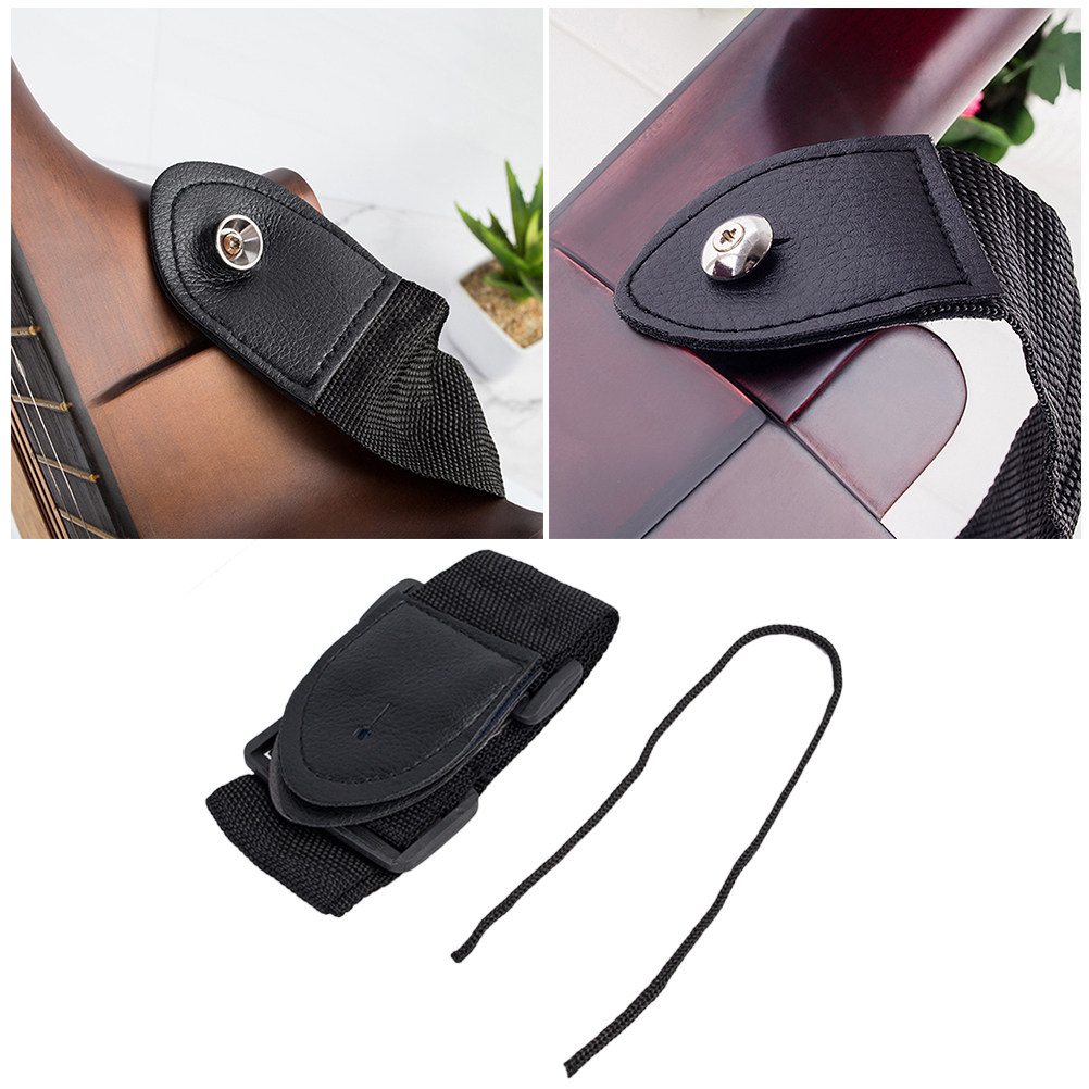 สายสะพายกีตาร์ไนลอนสีดำแบบมืออ - Classical Guitar Nylon บทวิจารณ์และราคา