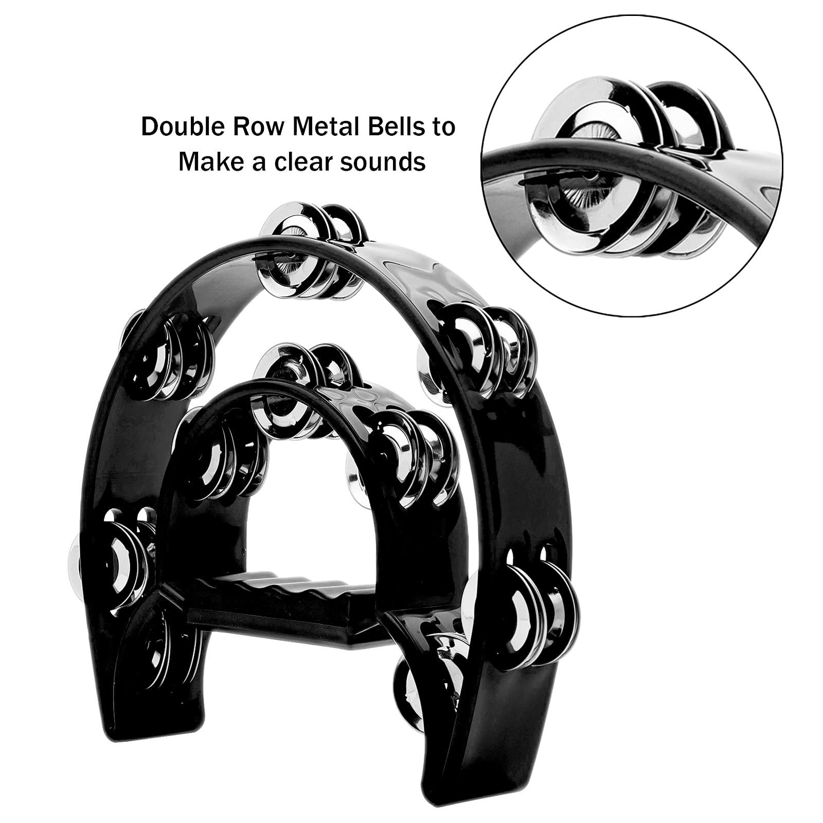 กลองคู่แถวโลหะ Jingles มือถือ  - Musical Instrument With Hand บทวิจารณ์และราคา