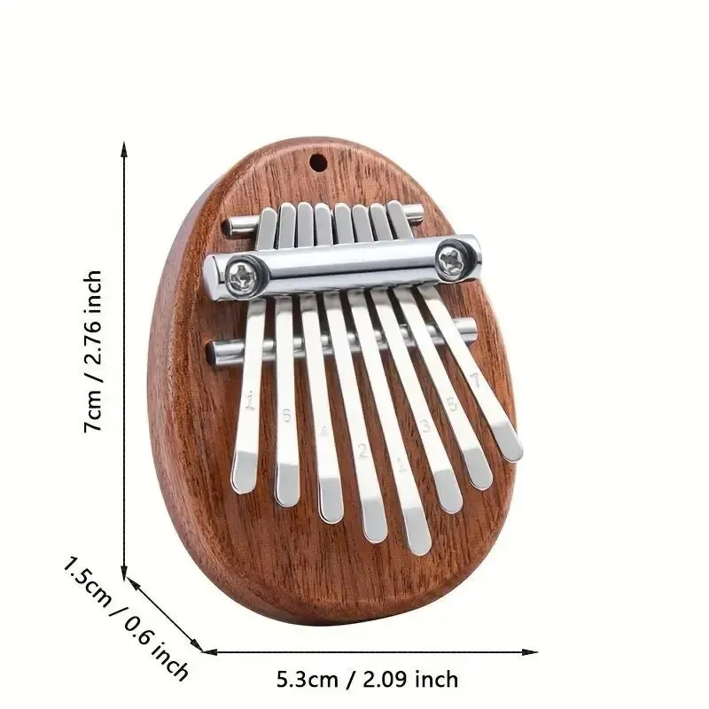 8 คีย์มินิไม้ Kalimba คุณภาพสู - Musical Instrument Marimba บทวิจารณ์และราคา