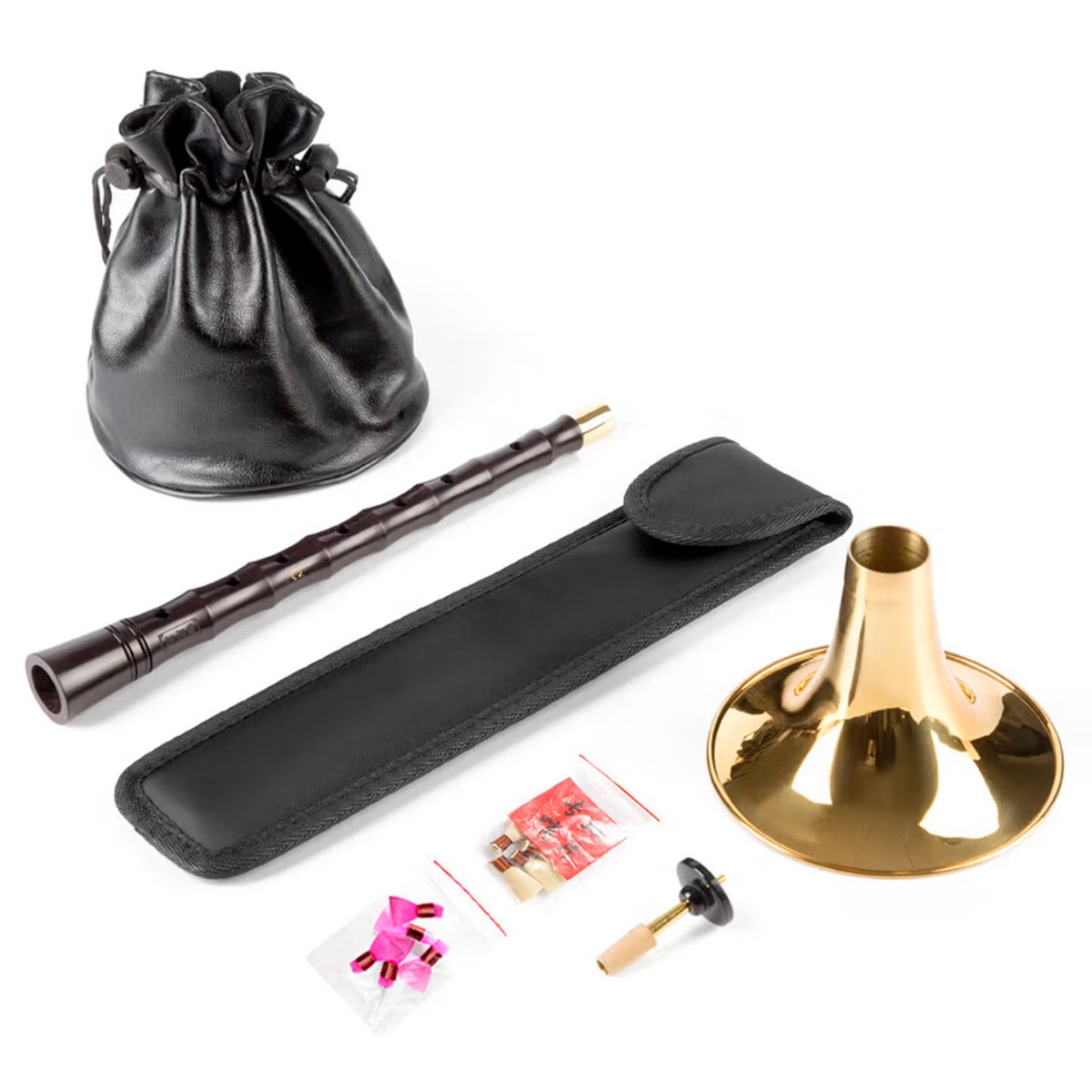 ขลุ่ยไม้มะเกลือคีย์ D ชุดสมบูร - Musical Instrument Set บทวิจารณ์และราคา