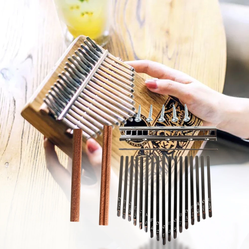 DIY 17 Tone Kalimba คีย์ Tines - Musical Instrument Set บทวิจารณ์และราคา