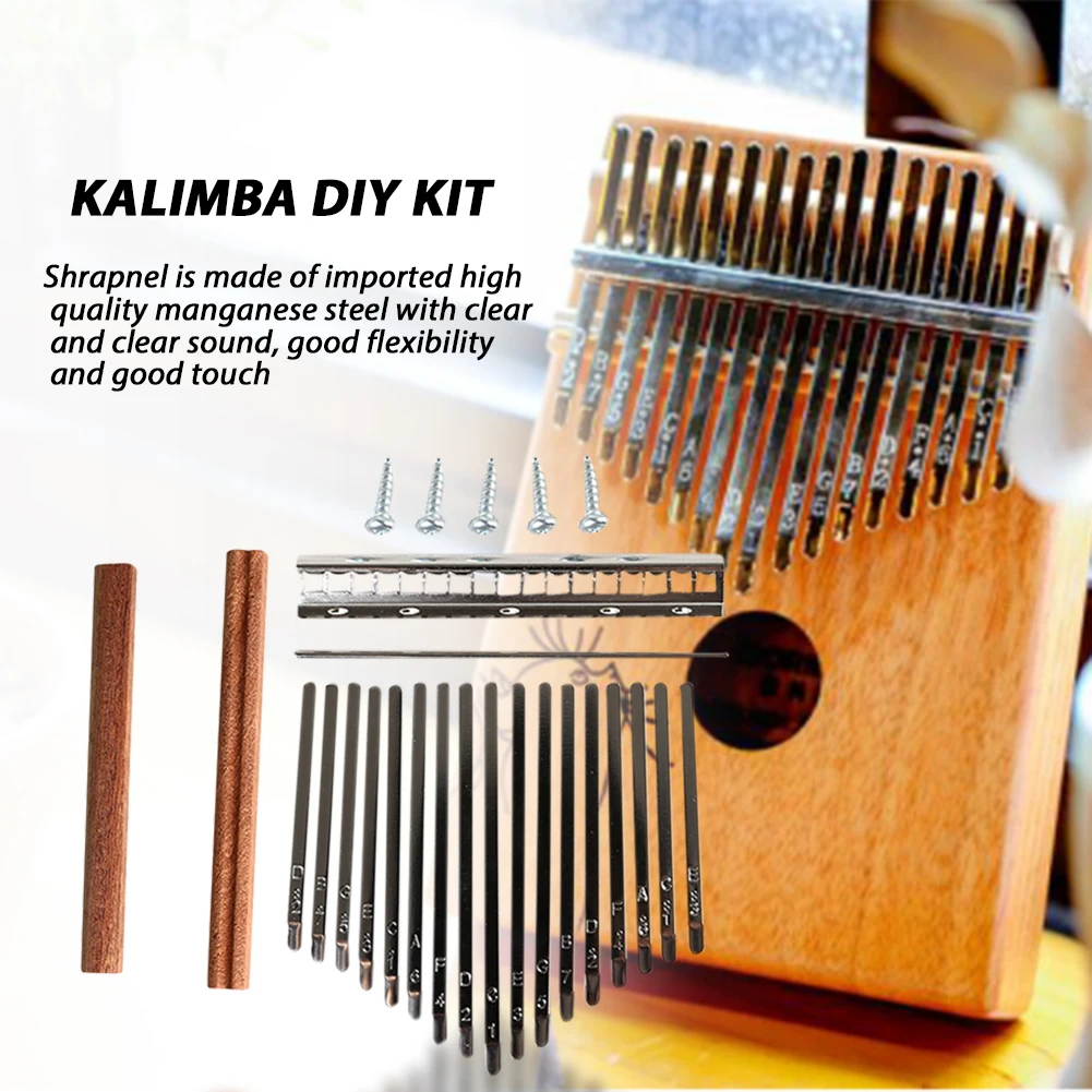 DIY 17 Tone Kalimba คีย์ Tines - Musical Instrument Set บทวิจารณ์และราคา
