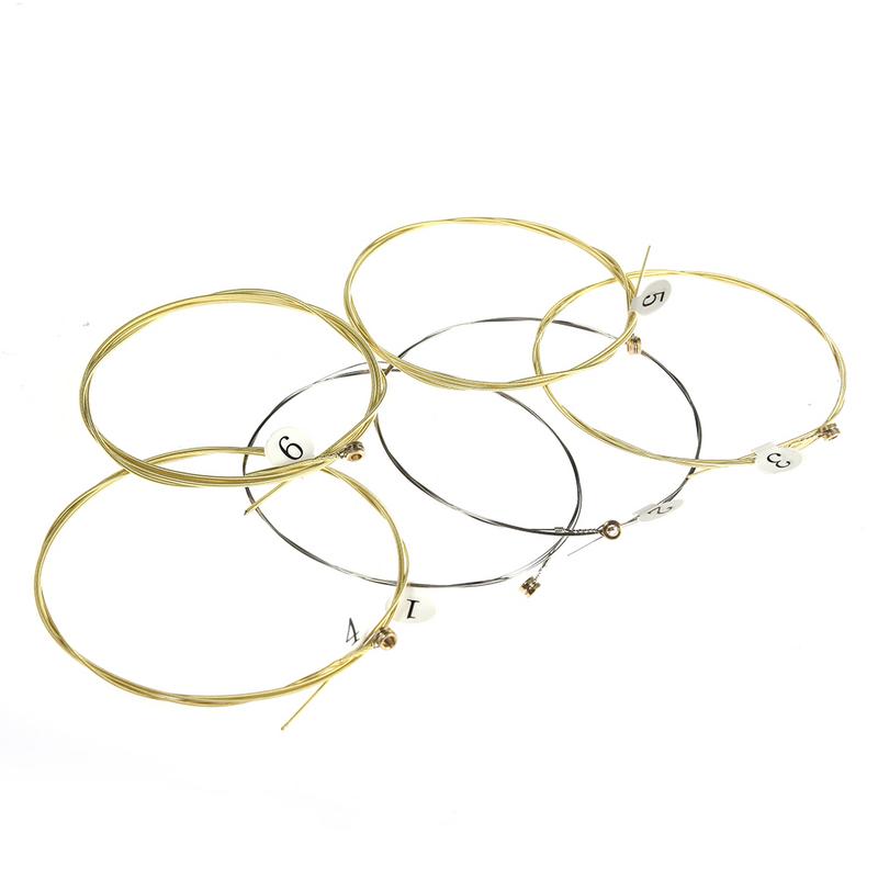 สายกีตาร์โปร่ง 6 เส้น/ชุด สายท - Musical Instrument Set บทวิจารณ์และราคา