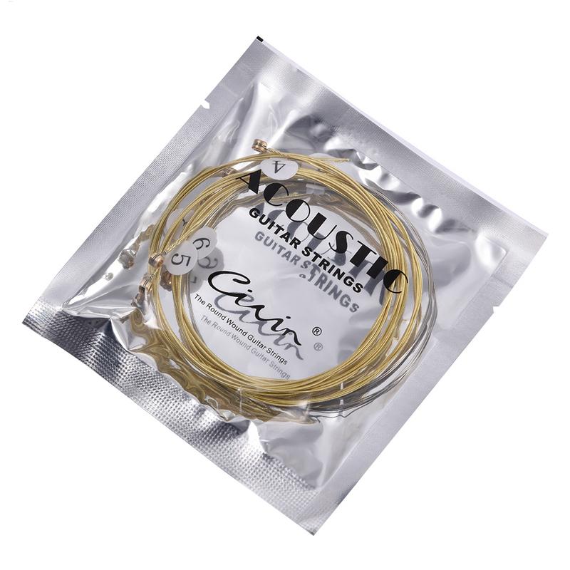 สายกีตาร์โปร่ง 6 เส้น/ชุด สายท - Musical Instrument Set บทวิจารณ์และราคา