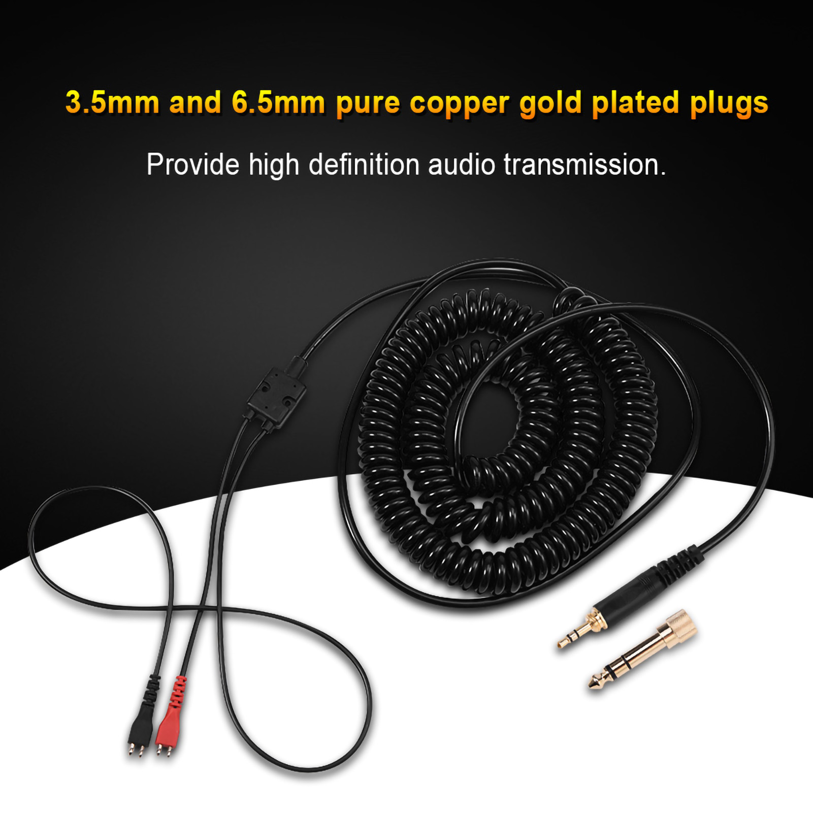 สปริงขดลวดเปลี่ยนสายสำหรับหูฟั - Sennheiser Headphone Hd 25 บทวิจารณ์และราคา