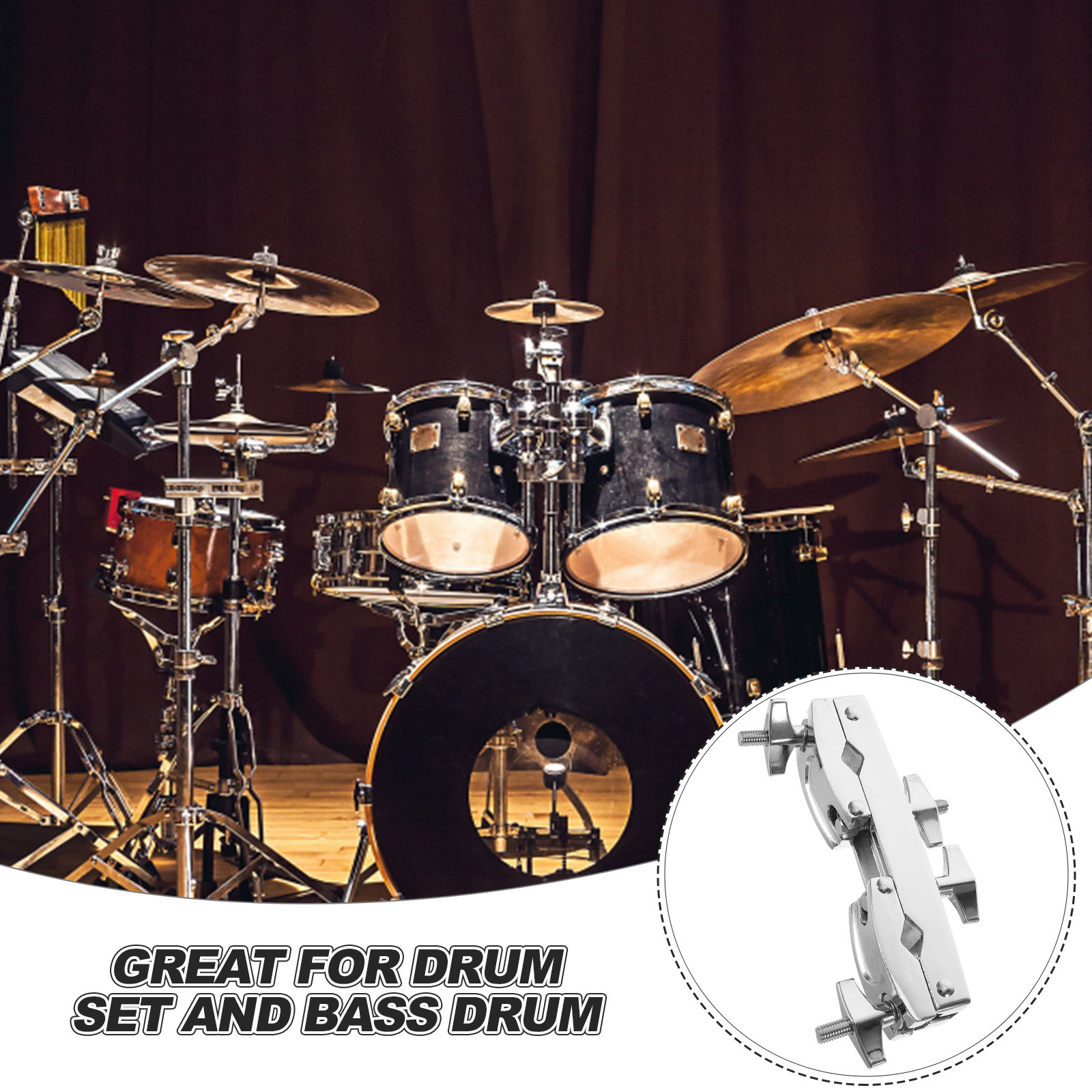 ที่ยึดคาวเบลล์สำหรับกลองชุด ที - Musical Instrument Set บทวิจารณ์และราคา