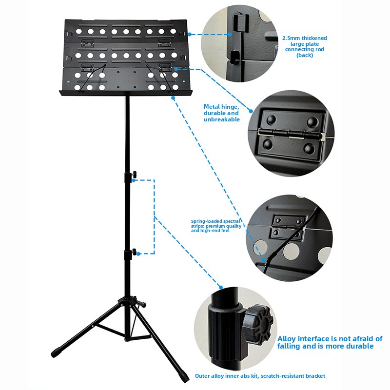 ชุดขาตั้งโน้ตเพลงแบบพับได้ พกพ - Musical Instrument Set บทวิจารณ์และราคา